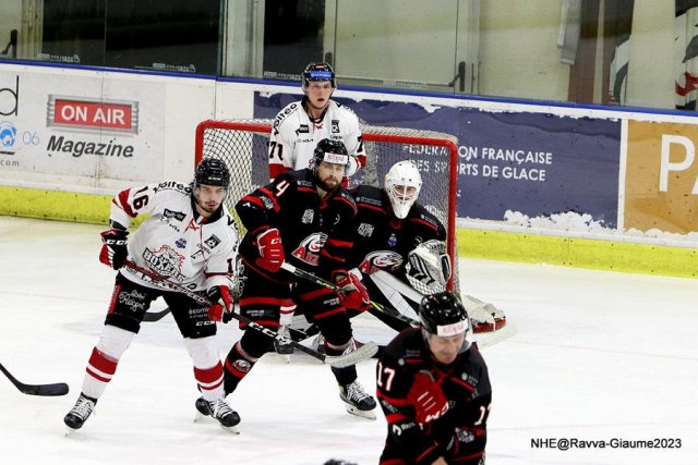 Photo hockey match Nice - Bordeaux le 13/01/2023