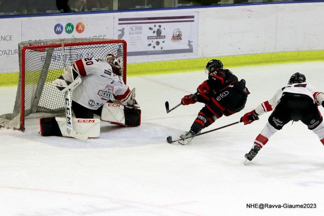 Photo hockey match Nice - Bordeaux le 13/01/2023