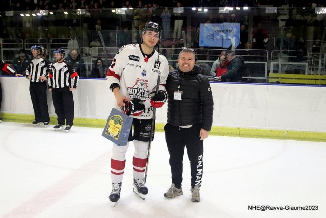 Photo hockey match Nice - Bordeaux le 13/01/2023
