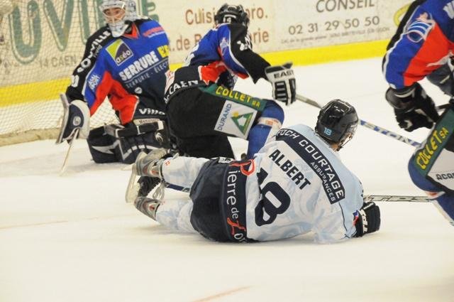 Photo hockey match Caen  - Angers  le 15/09/2009