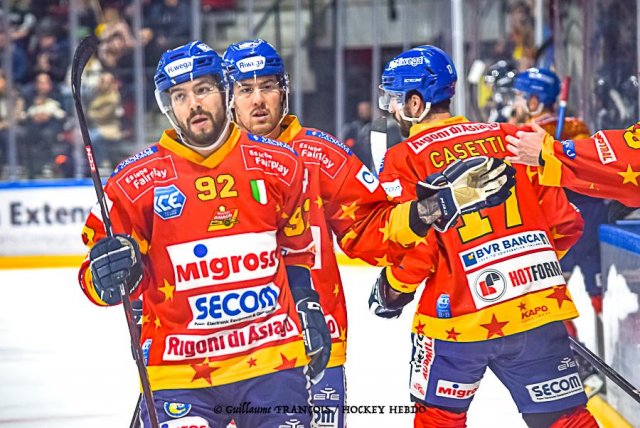 Photo hockey match Asiago (ITA) - Angers  le 15/01/2023