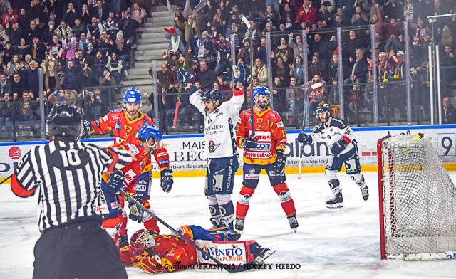 Photo hockey match Asiago (ITA) - Angers  le 15/01/2023