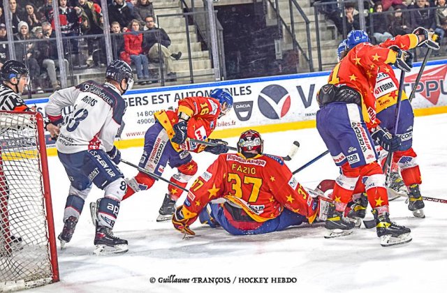 Photo hockey match Asiago (ITA) - Angers  le 15/01/2023