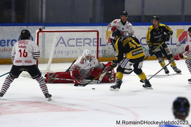 Photo hockey match Rouen - Briançon  le 15/01/2023