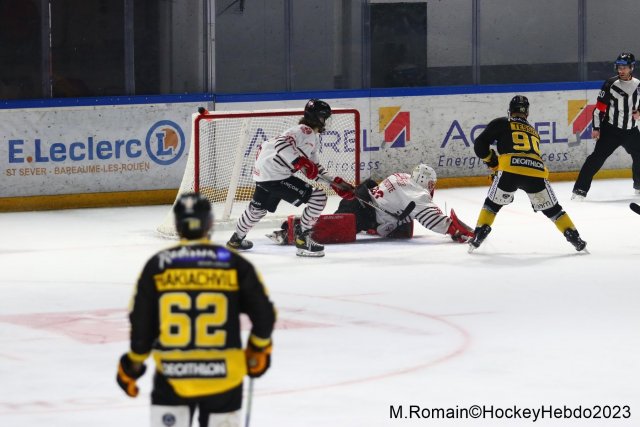 Photo hockey match Rouen - Briançon  le 15/01/2023