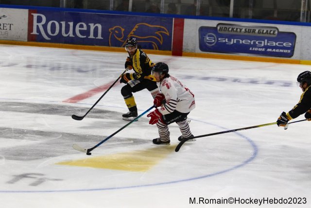 Photo hockey match Rouen - Briançon  le 15/01/2023