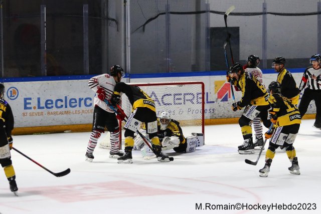 Photo hockey match Rouen - Briançon  le 15/01/2023
