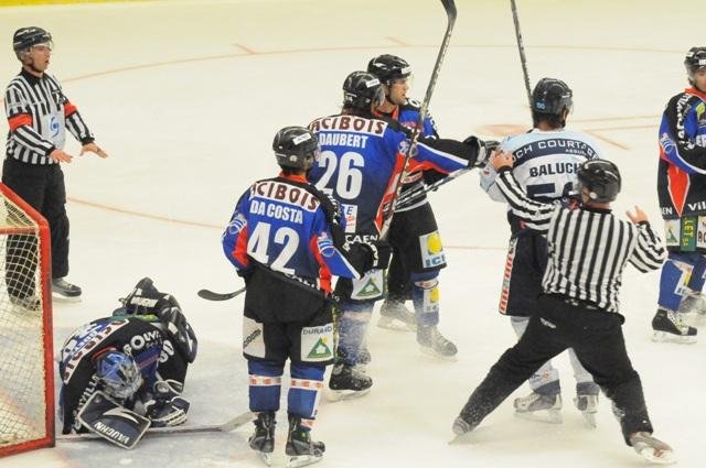 Photo hockey match Caen  - Angers  le 15/09/2009
