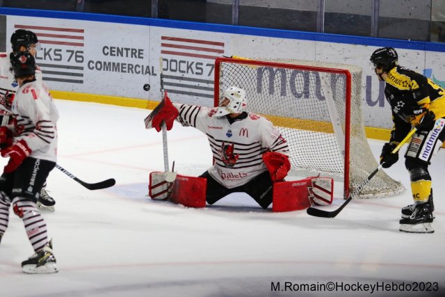 Photo hockey match Rouen - Briançon  le 15/01/2023