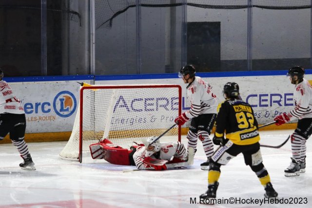 Photo hockey match Rouen - Briançon  le 15/01/2023