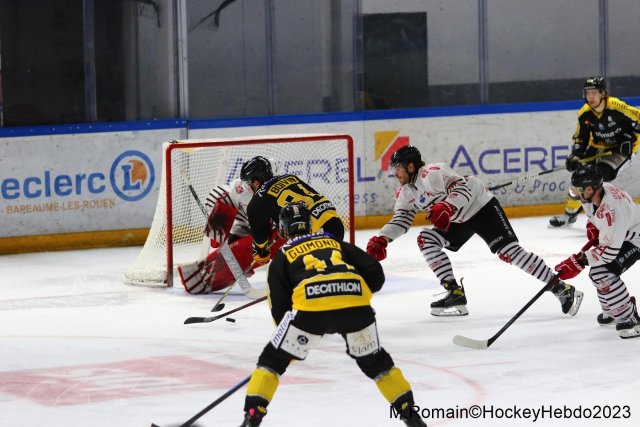 Photo hockey match Rouen - Briançon  le 15/01/2023
