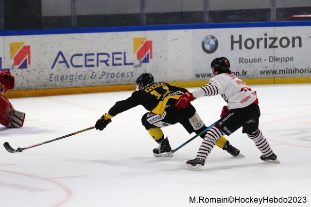Photo hockey match Rouen - Briançon  le 15/01/2023