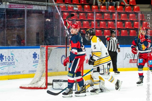 Photo hockey match Grenoble U20 - Rouen U20 le 15/01/2023