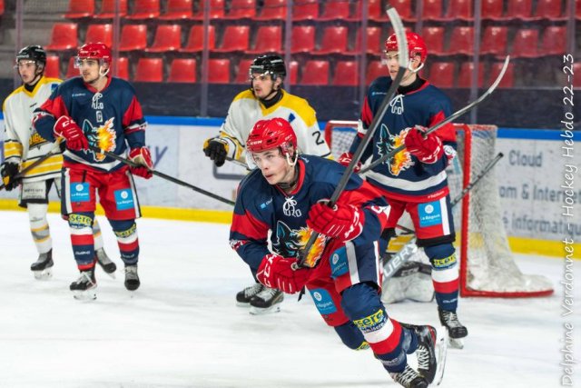 Photo hockey match Grenoble U20 - Rouen U20 le 15/01/2023
