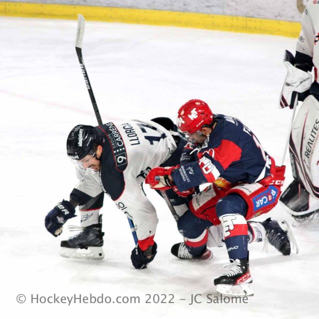 Photo hockey match Grenoble  - Angers  le 17/01/2023