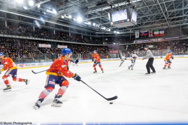 Photo hockey match Asiago (ITA) - Angers  le 15/01/2023