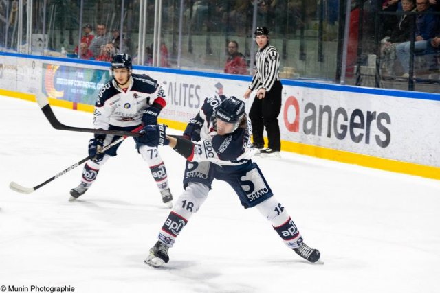 Photo hockey match Asiago (ITA) - Angers  le 15/01/2023