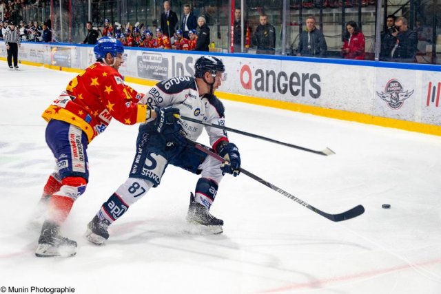 Photo hockey match Asiago (ITA) - Angers  le 15/01/2023
