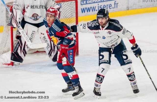 Photo hockey match Grenoble  - Angers  le 17/01/2023