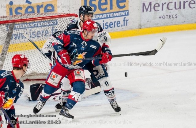 Photo hockey match Grenoble  - Angers  le 17/01/2023