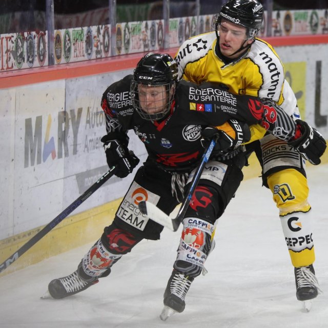 Photo hockey match Amiens  - Rouen le 17/01/2023