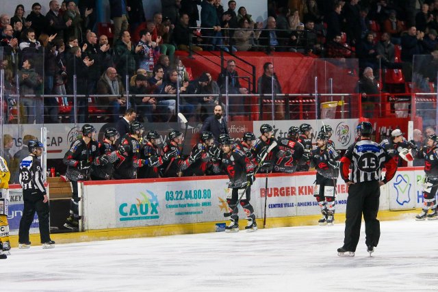 Photo hockey match Amiens  - Rouen le 17/01/2023