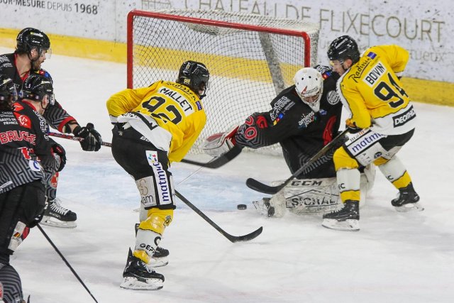 Photo hockey match Amiens  - Rouen le 17/01/2023