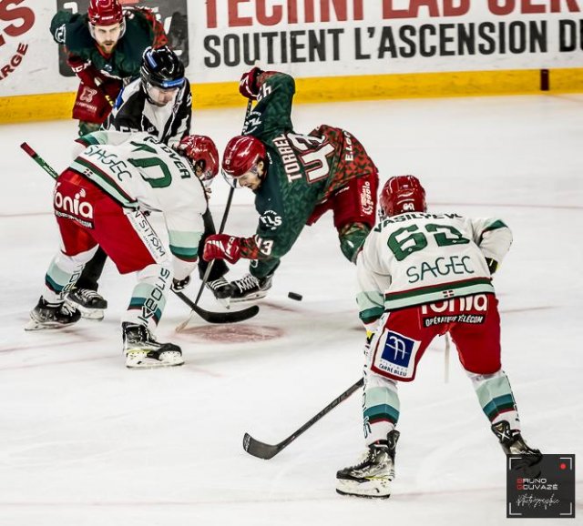 Photo hockey match Cergy-Pontoise - Anglet le 17/01/2023