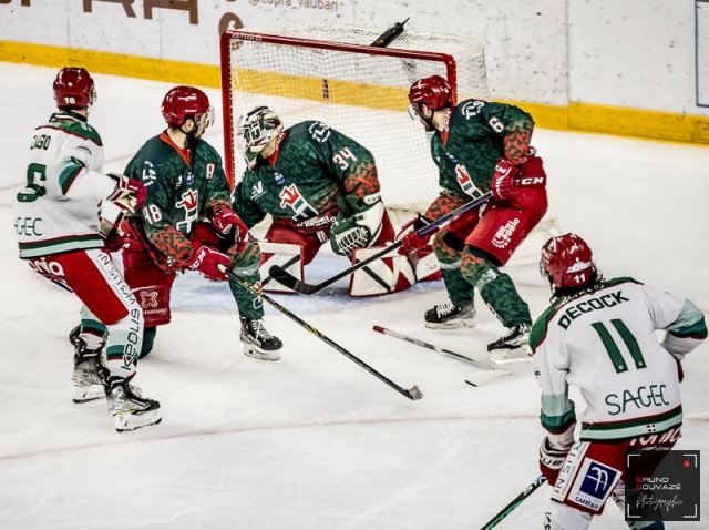Photo hockey match Cergy-Pontoise - Anglet le 17/01/2023
