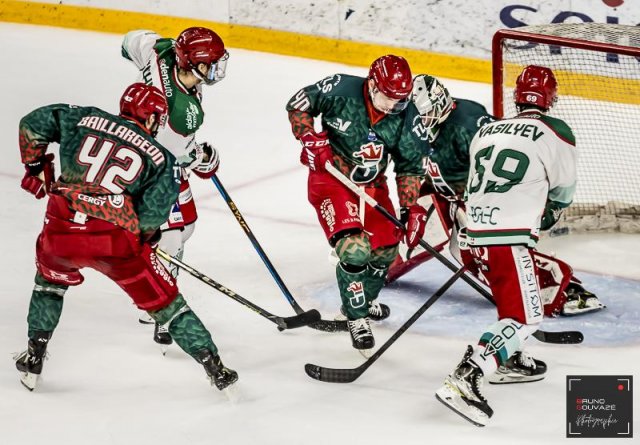 Photo hockey match Cergy-Pontoise - Anglet le 17/01/2023