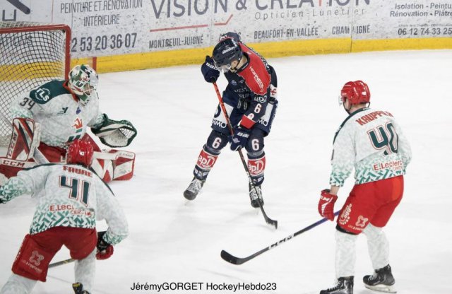 Photo hockey match Angers  - Cergy-Pontoise le 20/01/2023