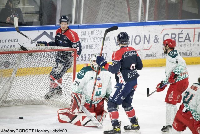 Photo hockey match Angers  - Cergy-Pontoise le 20/01/2023