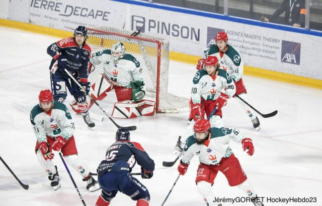 Photo hockey match Angers  - Cergy-Pontoise le 20/01/2023