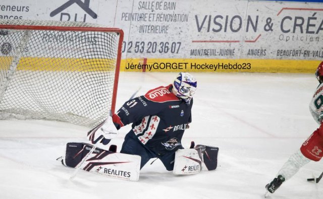 Photo hockey match Angers  - Cergy-Pontoise le 20/01/2023