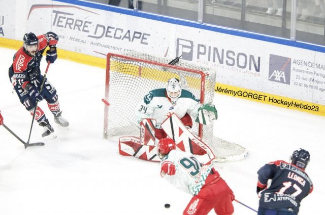 Photo hockey match Angers  - Cergy-Pontoise le 20/01/2023