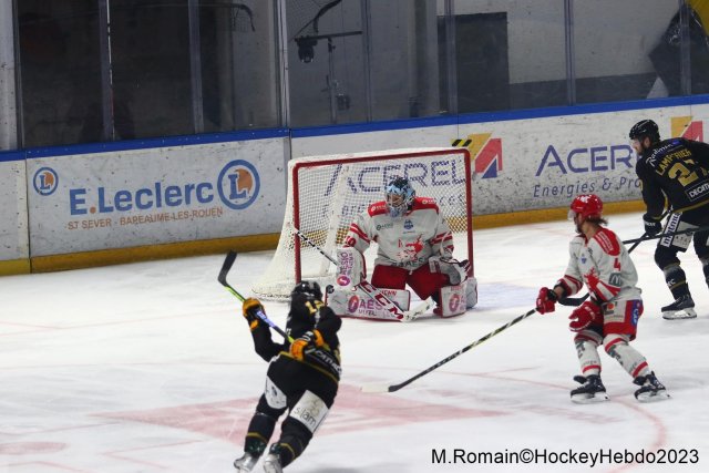 Photo hockey match Rouen - Grenoble  le 20/01/2023