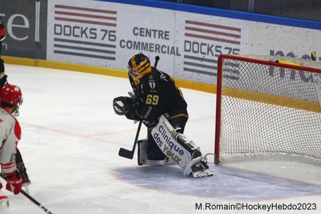 Photo hockey match Rouen - Grenoble  le 20/01/2023