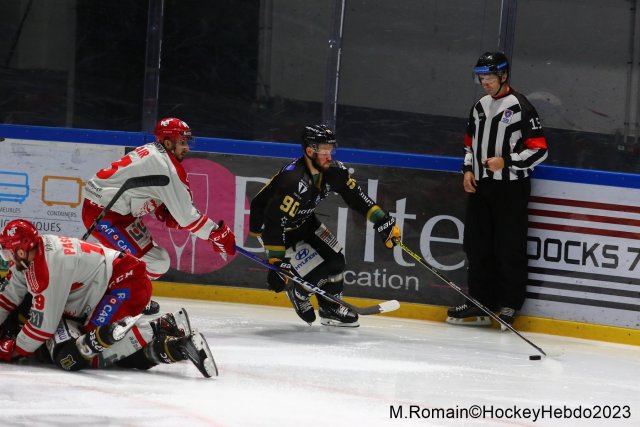 Photo hockey match Rouen - Grenoble  le 20/01/2023