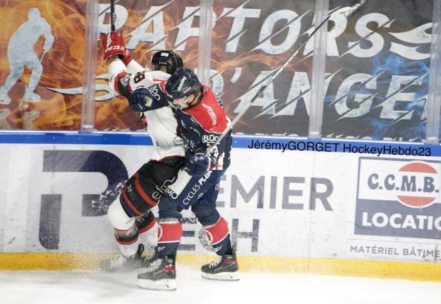 Photo hockey match Angers  - Nice le 22/01/2023