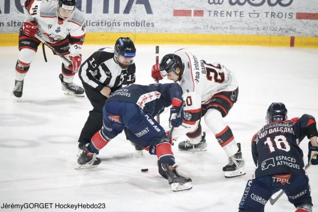 Photo hockey match Angers  - Nice le 22/01/2023