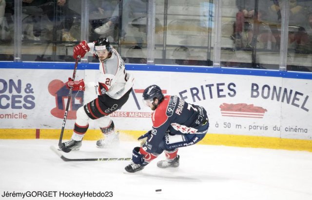 Photo hockey match Angers  - Nice le 22/01/2023