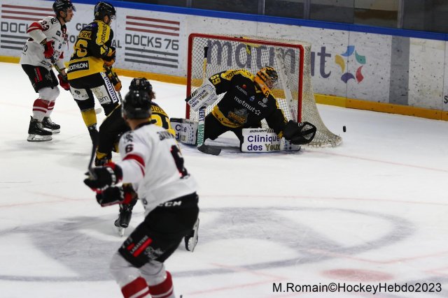 Photo hockey match Rouen - Bordeaux le 22/01/2023