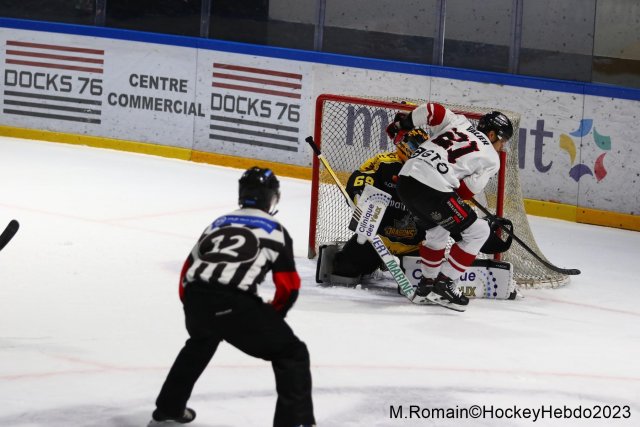 Photo hockey match Rouen - Bordeaux le 22/01/2023
