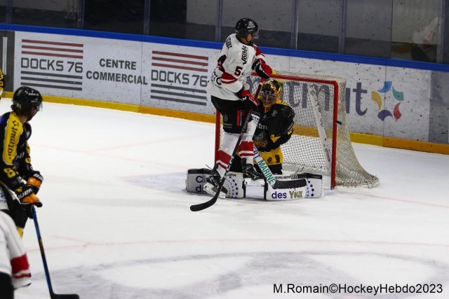 Photo hockey match Rouen - Bordeaux le 22/01/2023