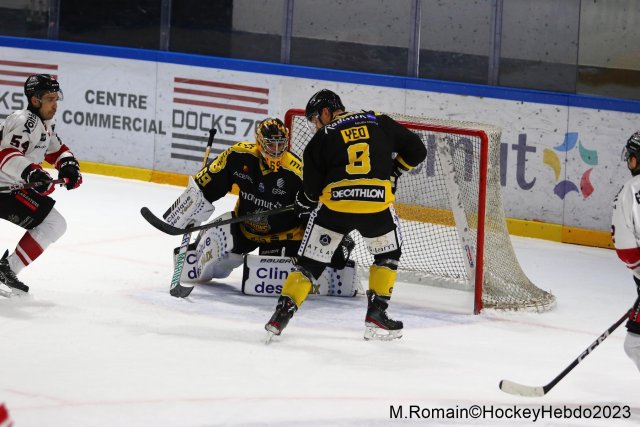 Photo hockey match Rouen - Bordeaux le 22/01/2023