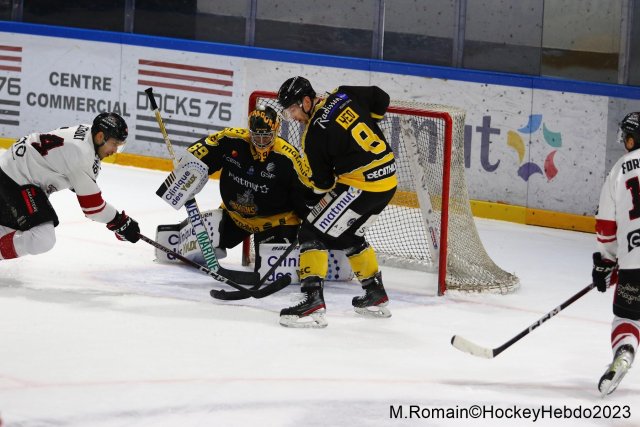 Photo hockey match Rouen - Bordeaux le 22/01/2023
