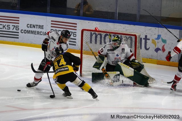 Photo hockey match Rouen - Bordeaux le 22/01/2023