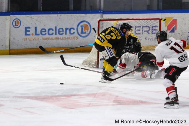 Photo hockey match Rouen - Bordeaux le 22/01/2023
