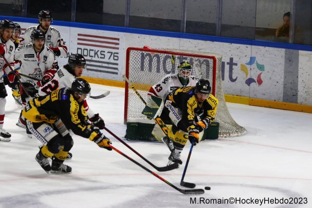 Photo hockey match Rouen - Bordeaux le 22/01/2023