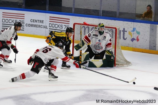 Photo hockey match Rouen - Bordeaux le 22/01/2023